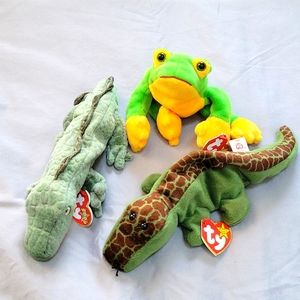 Beanie Babies by Ty. Set of 3